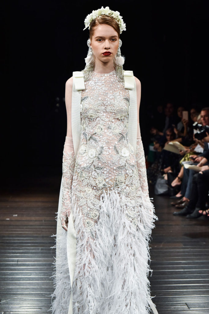 Naeem Khan brd F18 017 683x1024 - Wedding Trends - From Princess Capes to Polished Pants