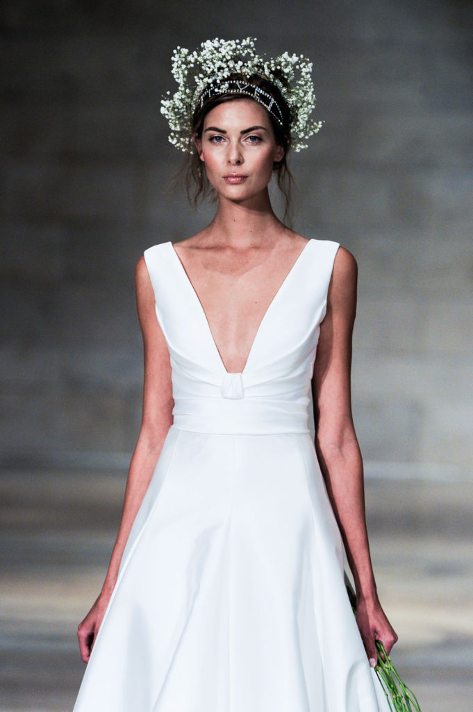 Reem Acra brd F18 011 681x1024 - Wedding Trends - From Princess Capes to Polished Pants