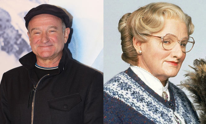 RobinDoubtfire - 50 Most Impressive Movie Makeup Transformations