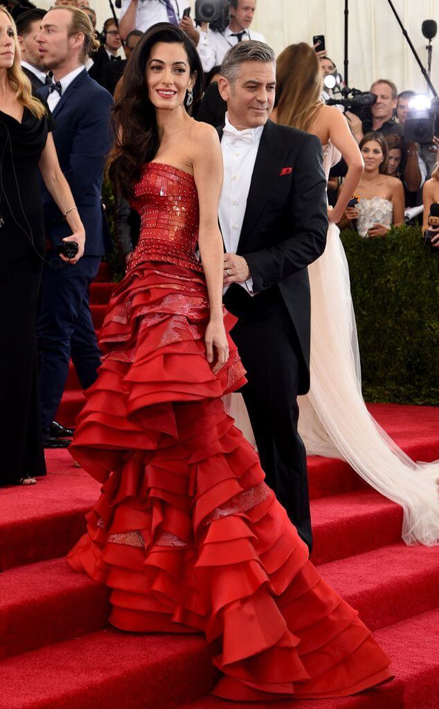 Amal Clooney Maison Margiela 2015 - Our Favorite Met Gala Looks in the Last Decade